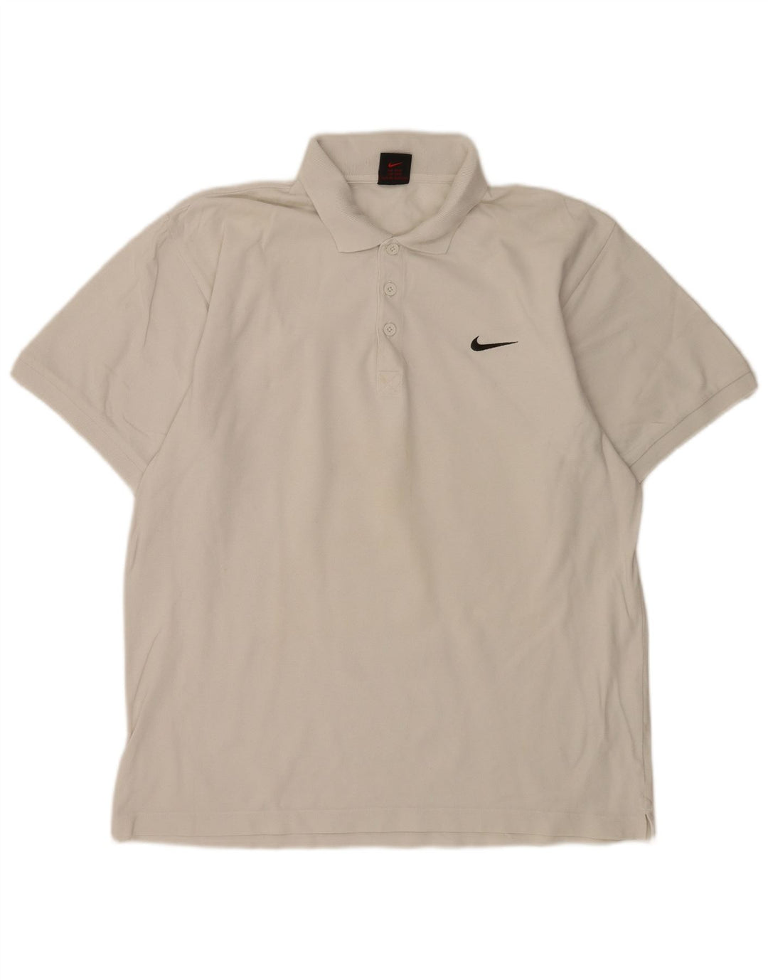 Męska koszulka polo Nike UK 39/41 Średnia biała bawełna