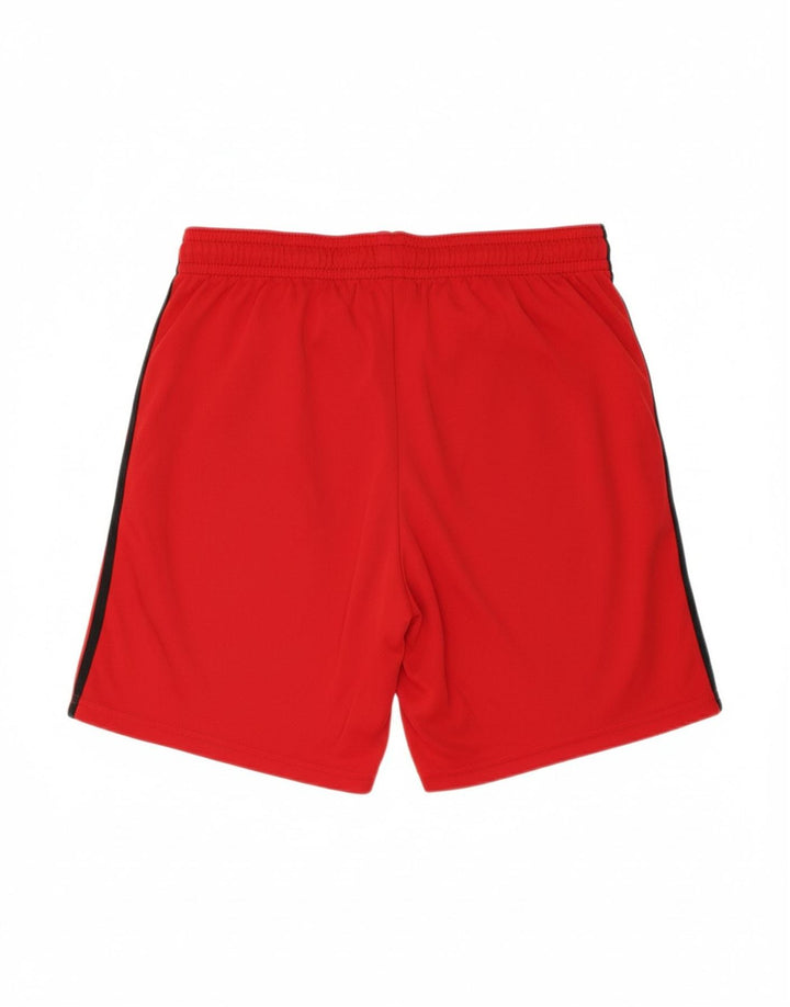 ADIDAS Mens AC Milan Sport Shorts Large Red Polyester