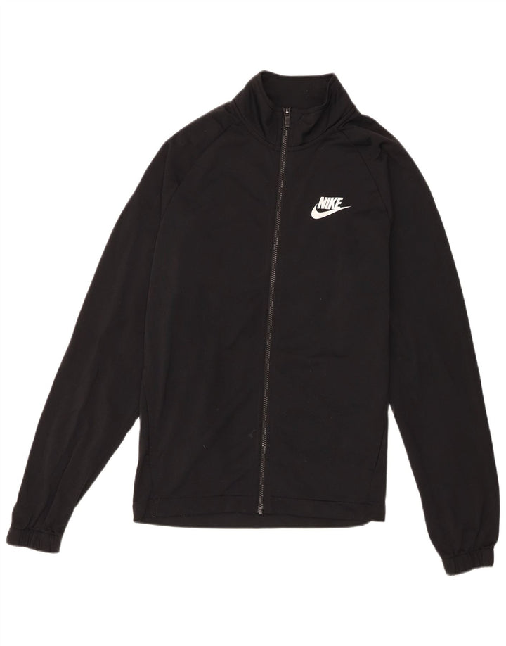 Męska kurtka dresowa Nike, średni czarny poliester