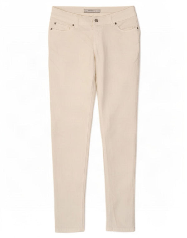 Damskie jeansy skinny Zara EU 40 Medium W30 L30 Biała bawełna