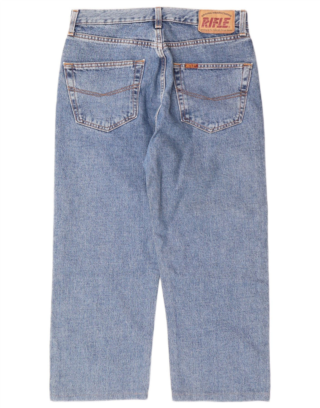 Męskie jeansy Capri RIFLE W32 L22 Niebieskie bawełniane