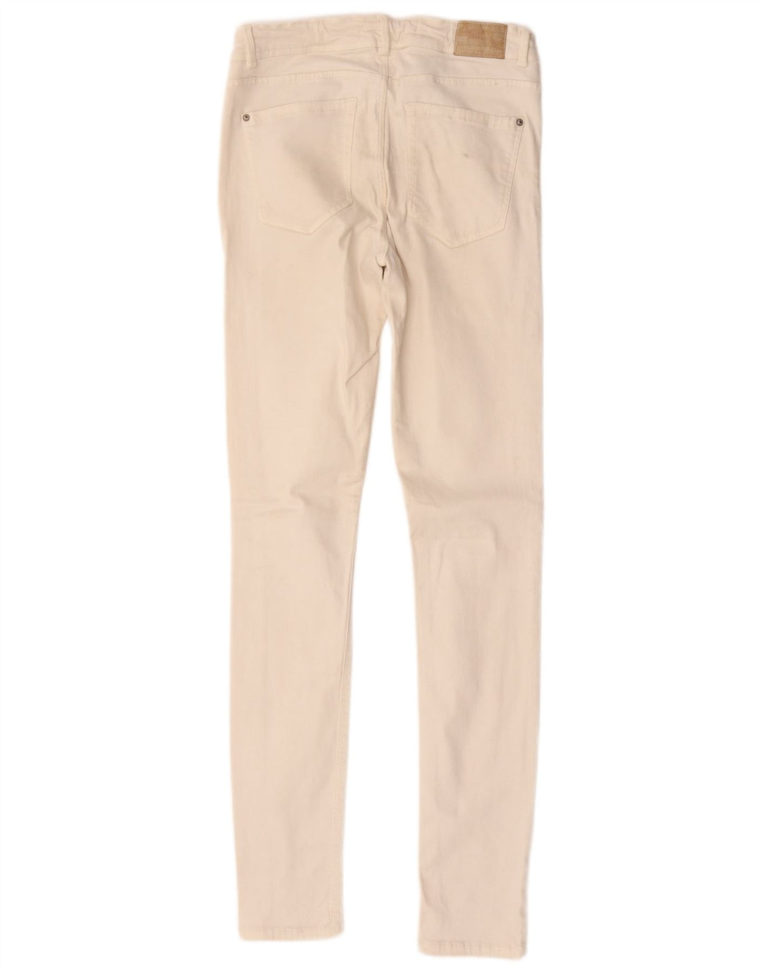Damskie jeansy skinny Zara W28 L31 beżowe