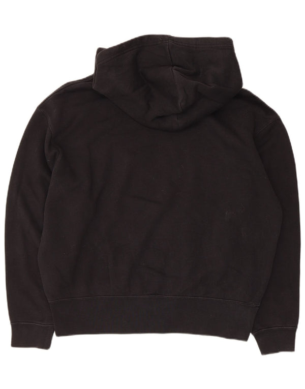 Damski sweter oversize z kapturem Nike UK 6 XS, czarny, bawełniany