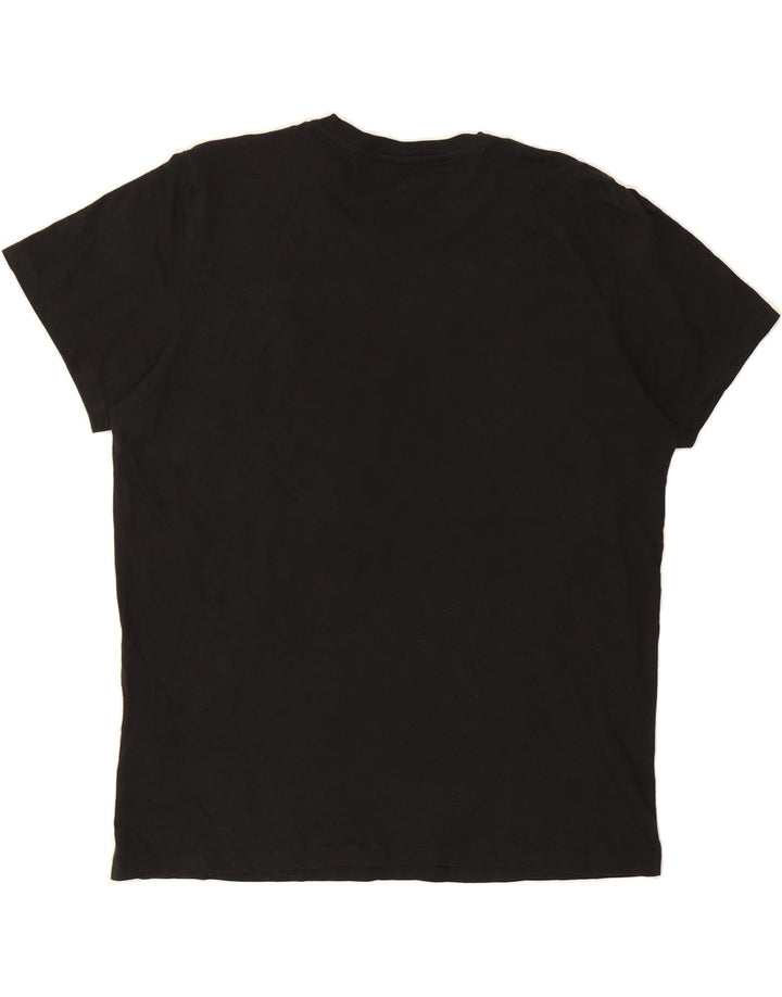 JACK & JONES Mens T-Shirt Top Large Black Cotton Vintage Jack & Jones and Second-Hand Jack & Jones from Messina Hembry 