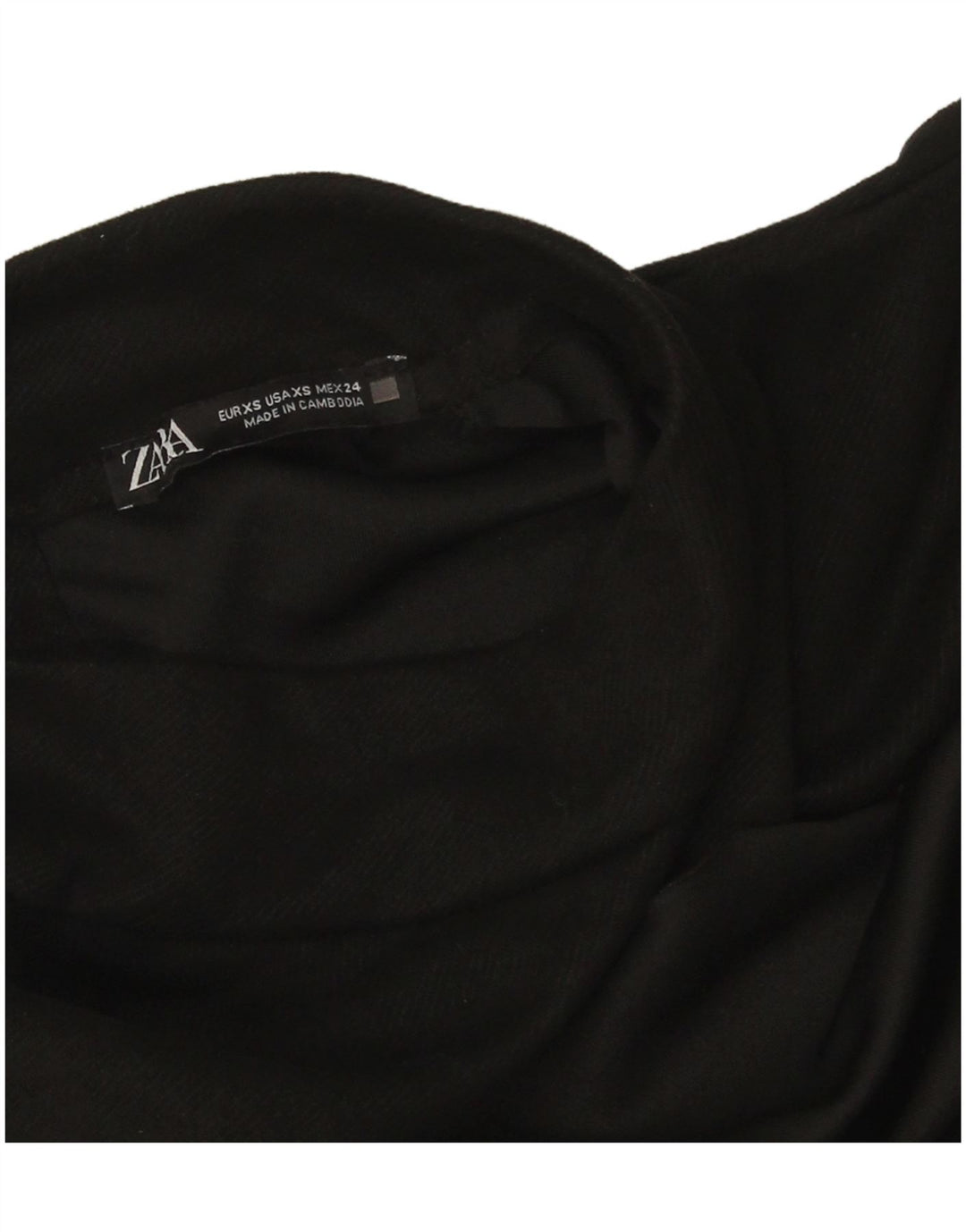 Sukienka damska Zara typu shift UK 6 XS czarna