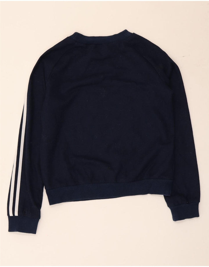 Bluza męska Adidas Crop Jumper UK 8 Mały granatowy poliester