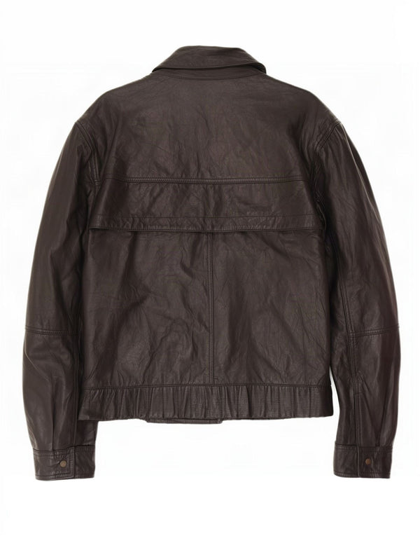 Vintage męska kurtka skórzana IT 54 2XL czarna