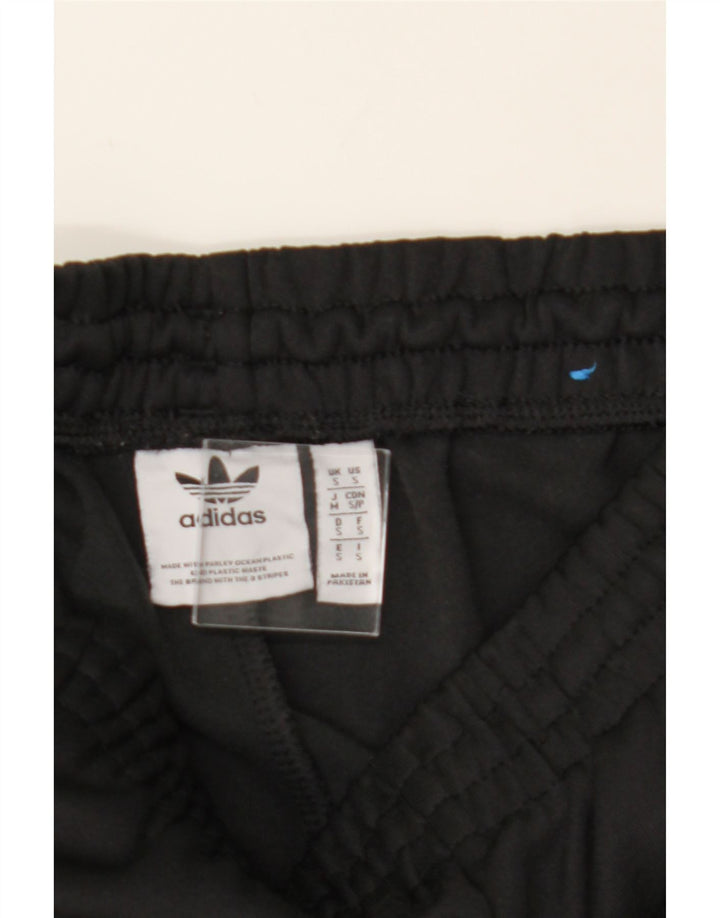 ADIDAS Mens Tracksuit Trousers Joggers Small Black Polyester Vintage Adidas and Second-Hand Adidas from Messina Hembry 