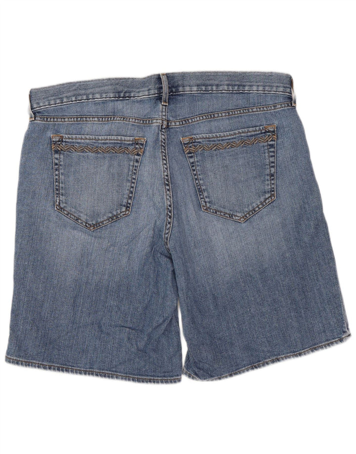 Damskie spodenki jeansowe Eddie Bauer US 12, duże, W34, niebieska bawełna