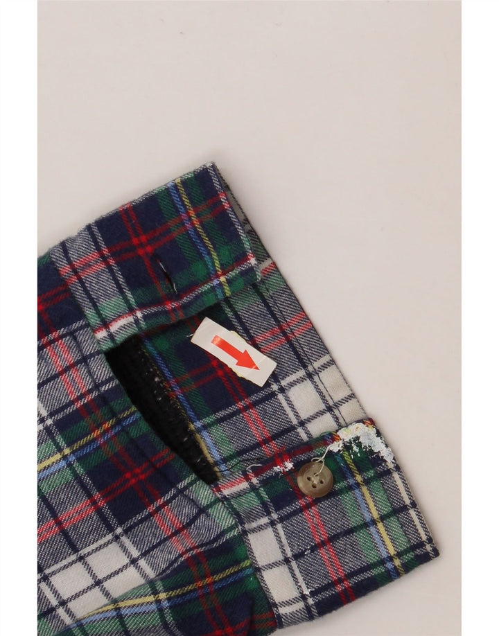 WOOLRICH Męska koszula flanelowa w dużą granatową kratkę