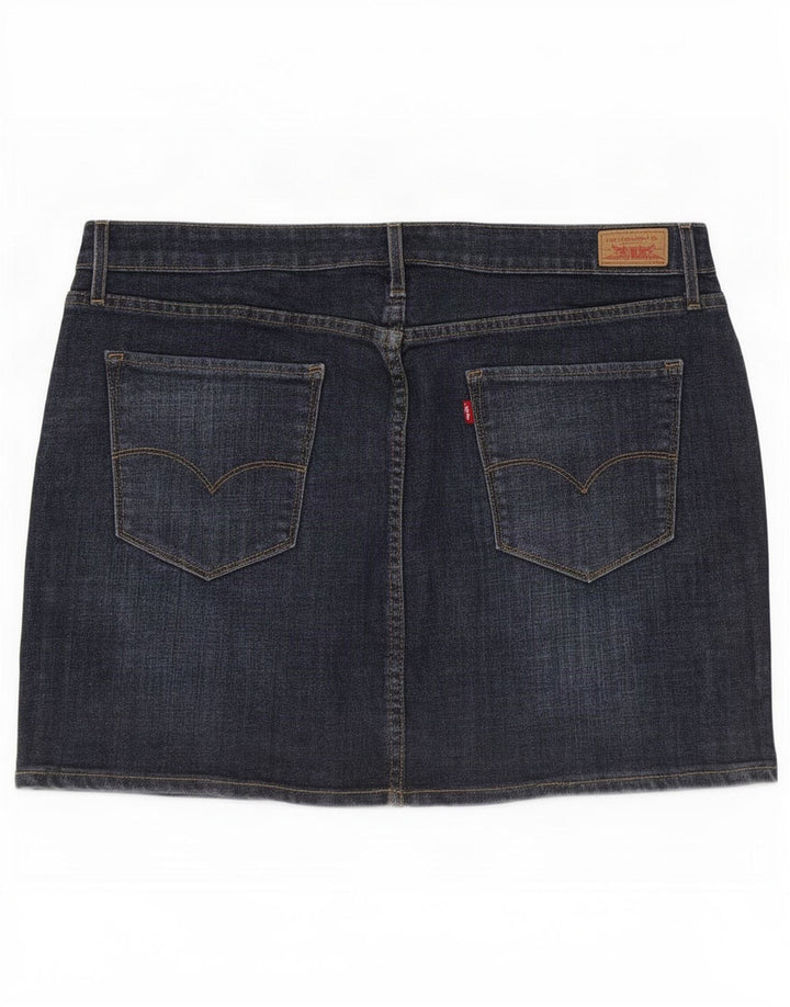 Damska mini spódniczka dżinsowa Levi's US 16 XL W36 Niebieska bawełna