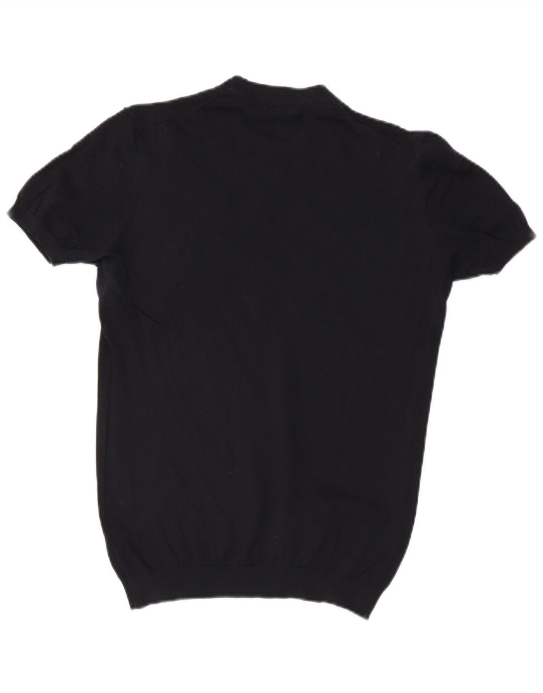 T-shirt męski Massimo Dutti Top, średni, granatowy, bawełniany