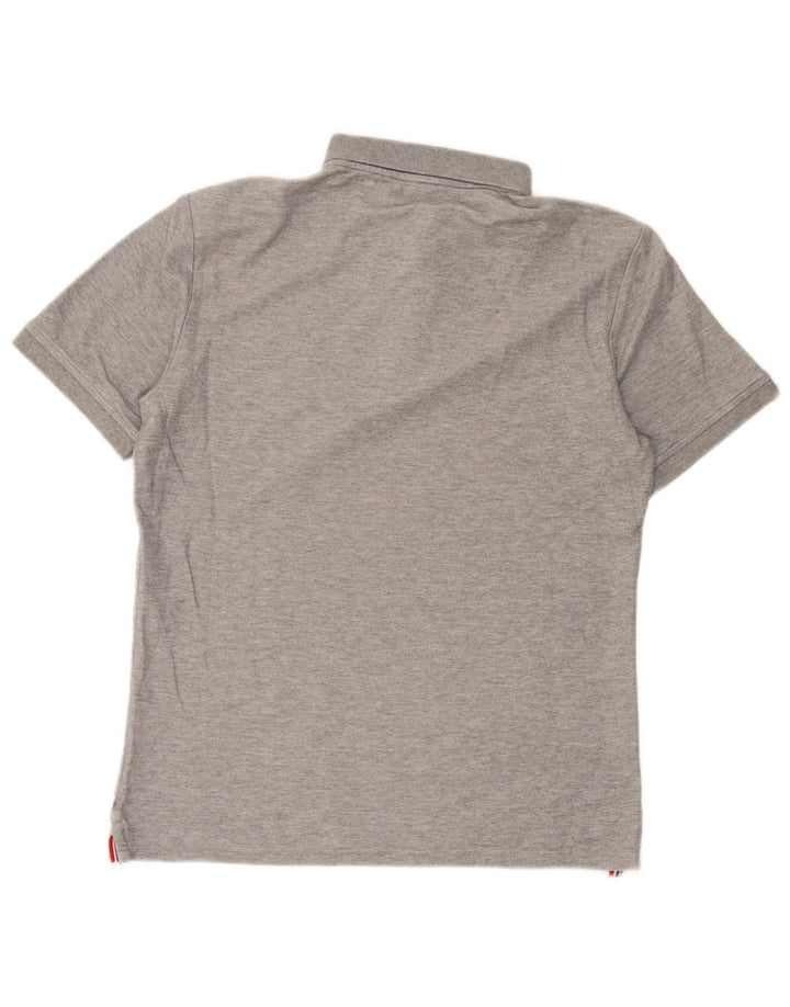 Męska koszulka polo do golfa Calvin Klein, średnio szara, nakrapiana
