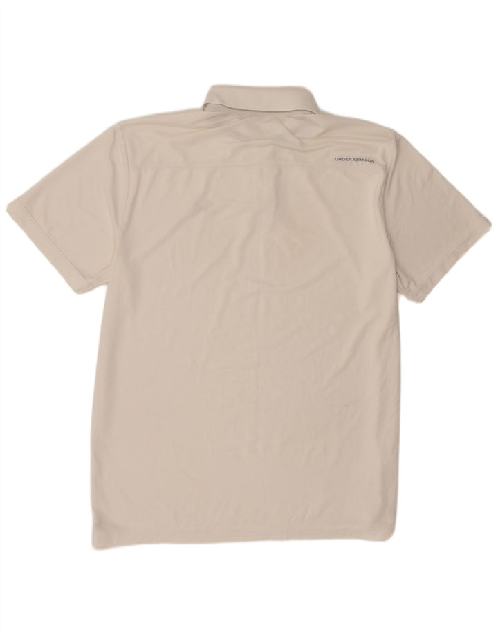 Męska koszulka polo Under Armour, duża, biała