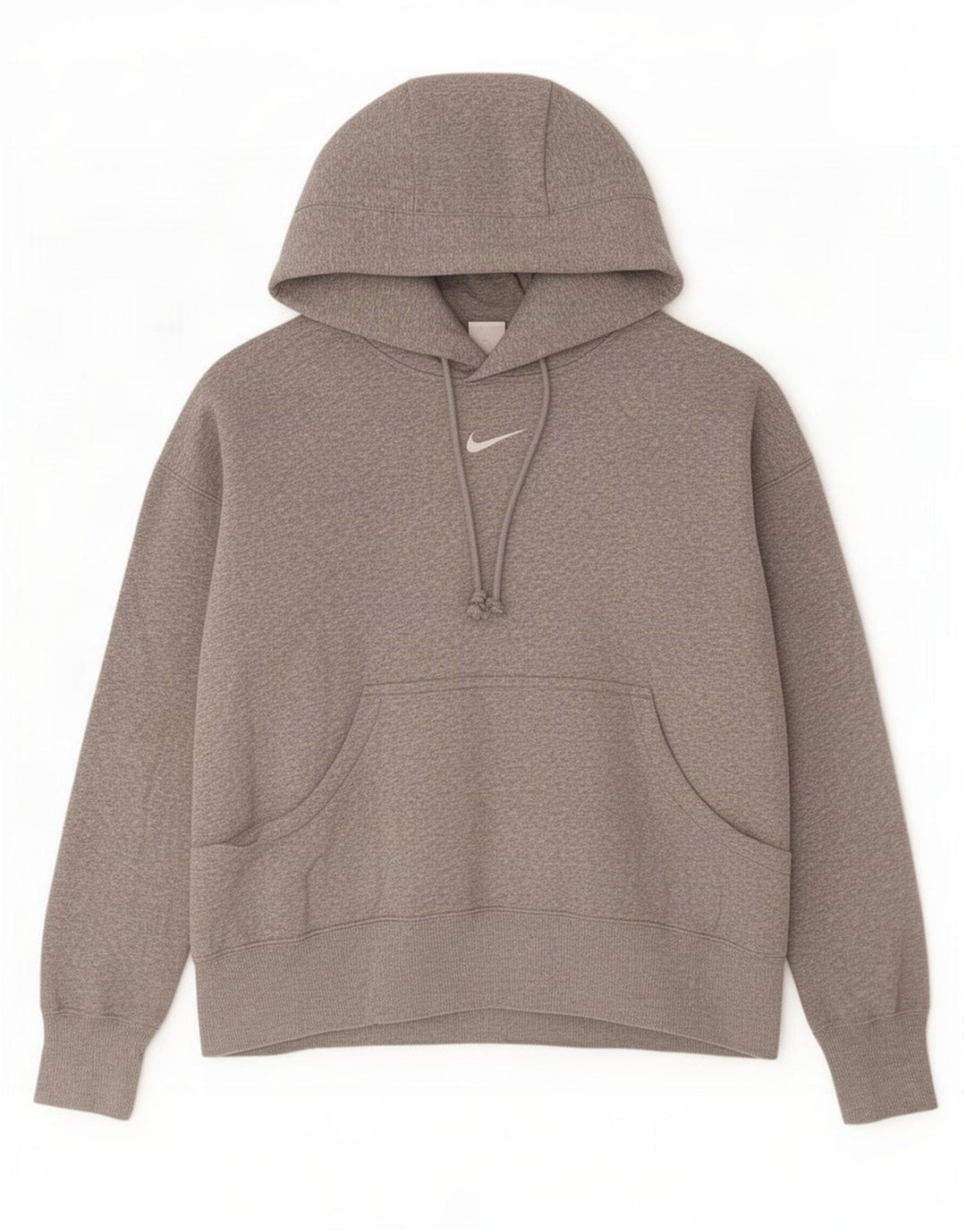 Męski sweter z kapturem Nike, mały, szary, bawełniany