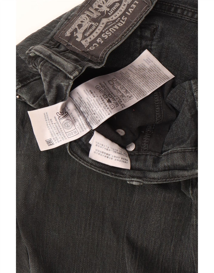 Męskie jeansy Levi's w trudnej sytuacji W33 L32, czarna bawełna