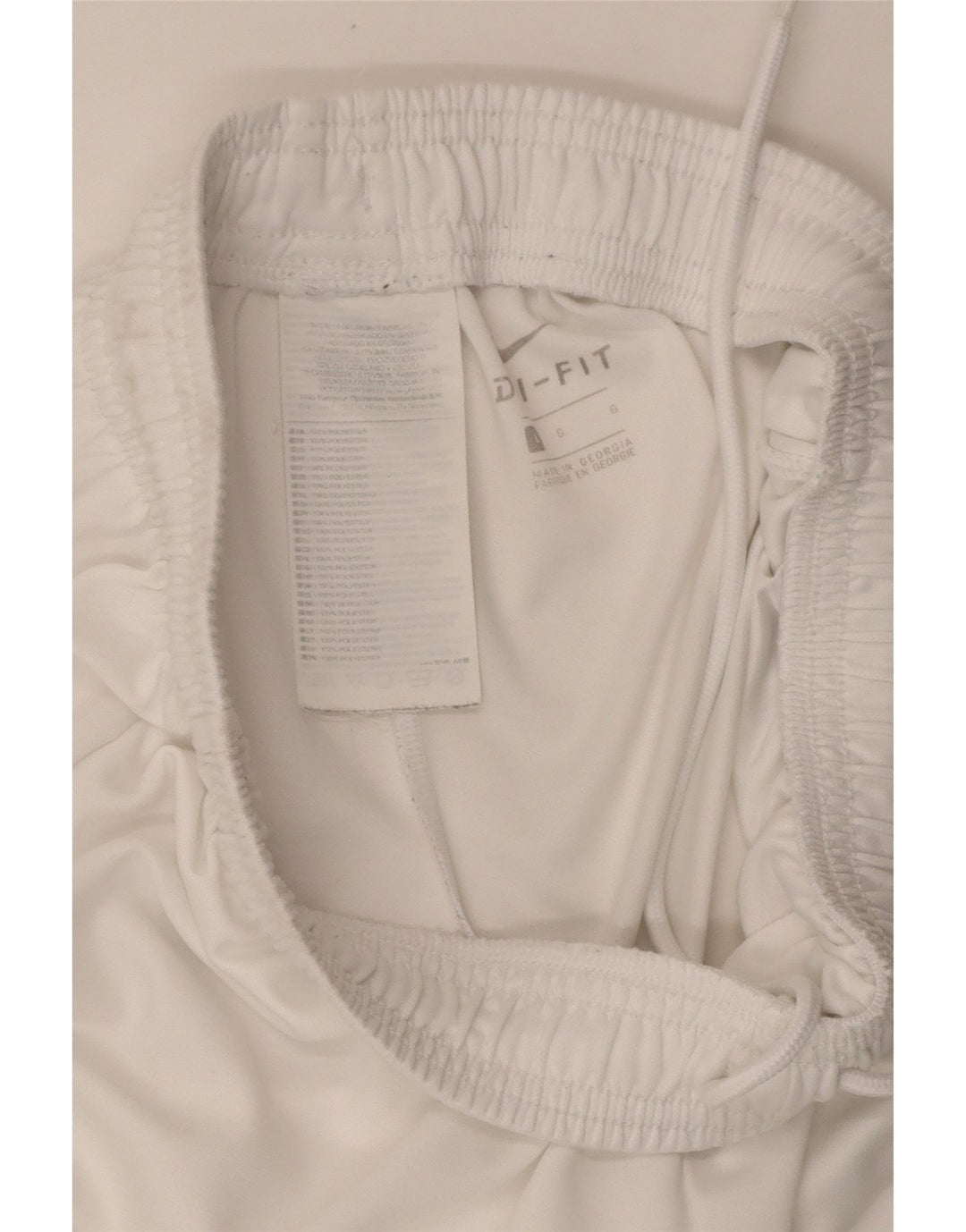 NIKE Mens Dri Fit Sport Shorts Large  White Polyester