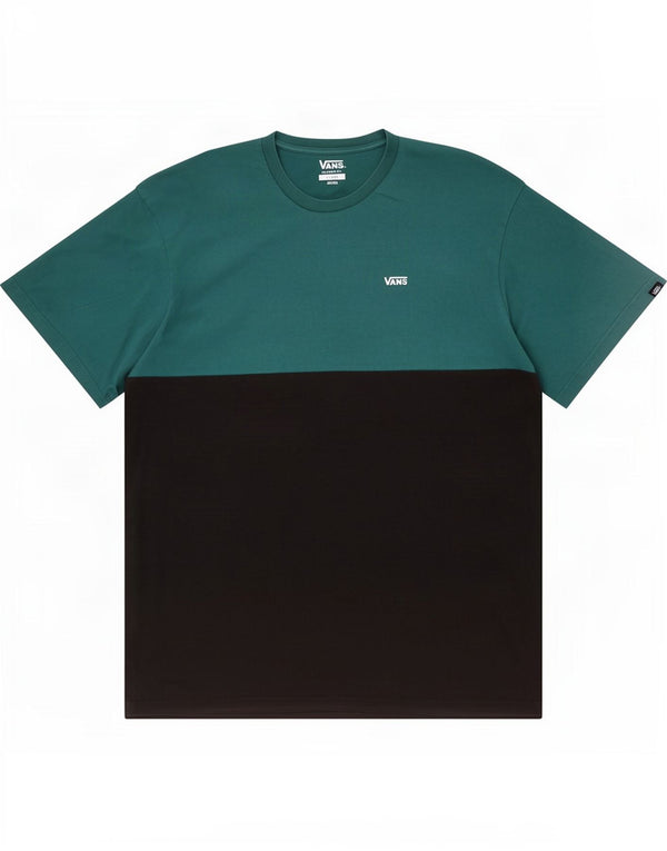 Męska koszulka t-shirt Vans o klasycznym kroju, XL, czarna, bawełniana w bloki kolorów