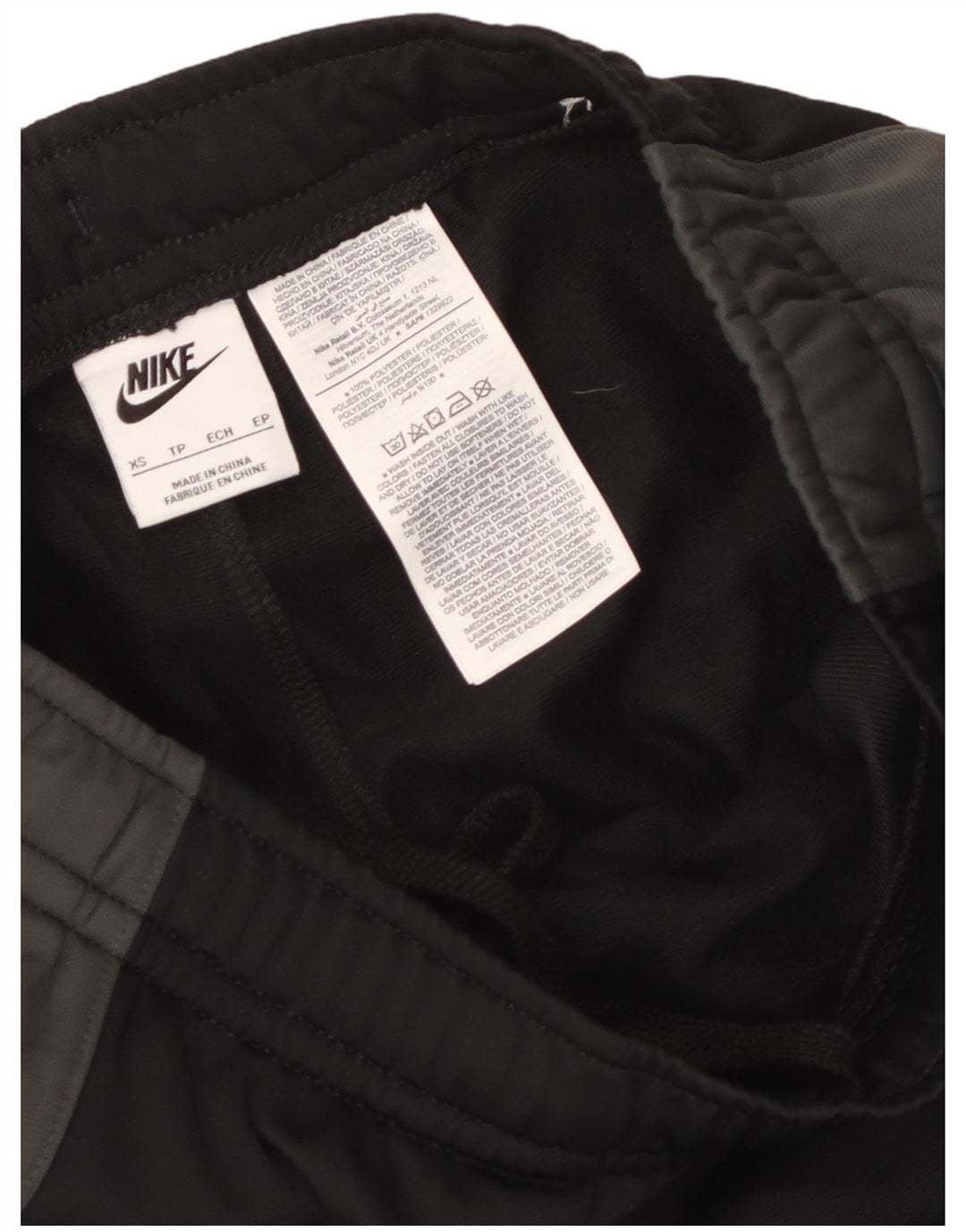 Męskie spodnie dresowe Nike Joggers XS Czarny poliester z blokami kolorów