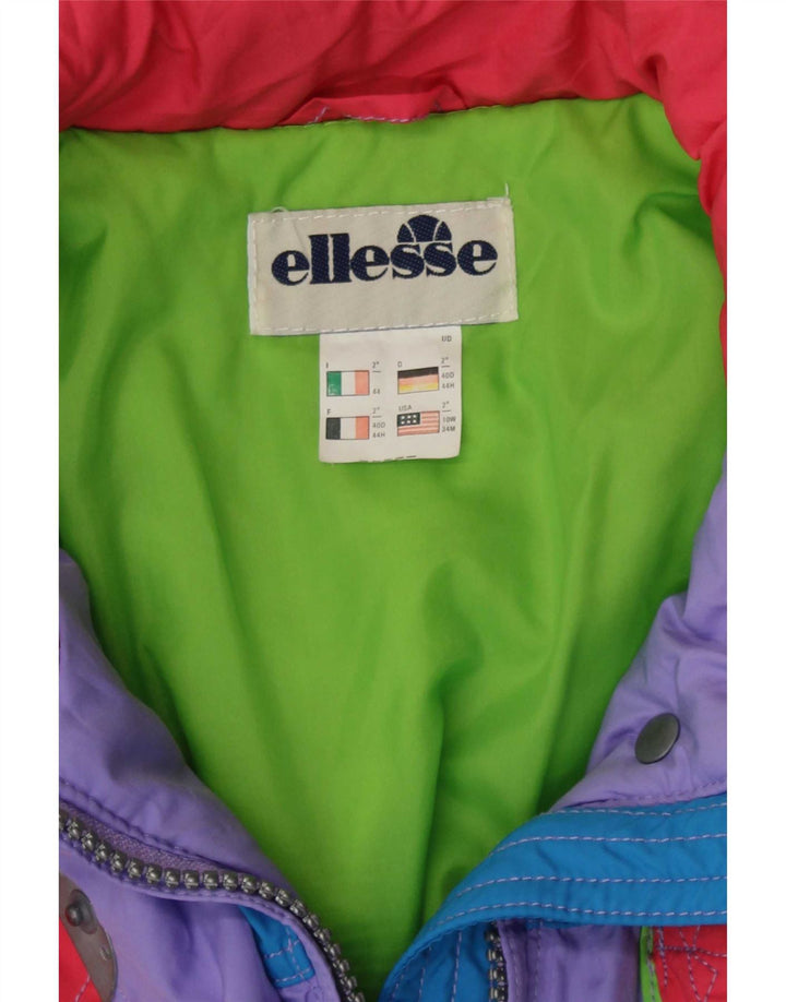 Damski kombinezon narciarski Ellesse IT 44, poliester w kolorze średniofioletowym