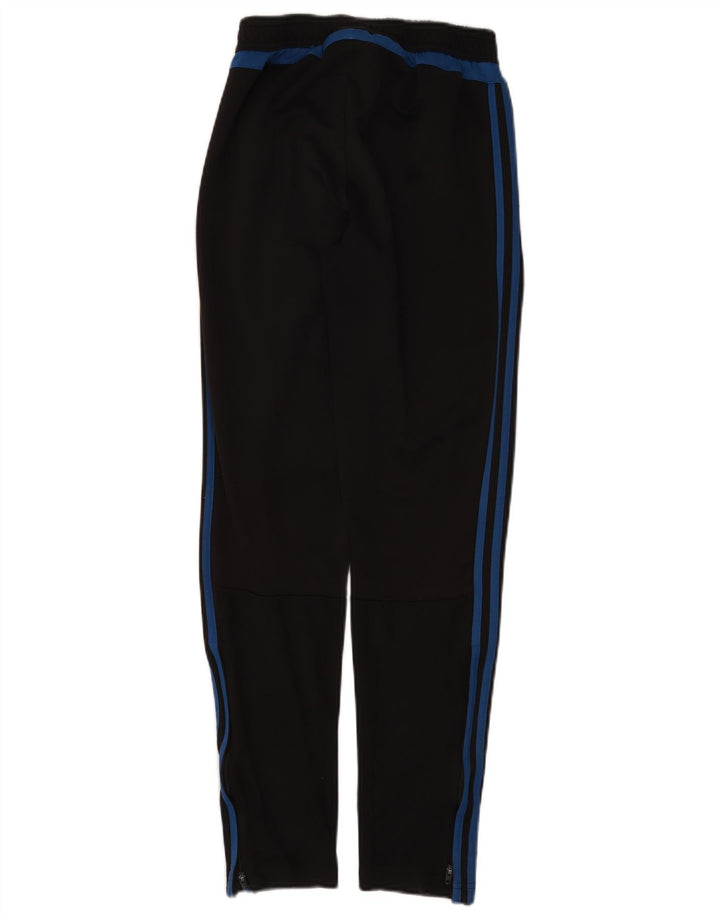 Męskie spodnie dresowe ADIDAS, małe, czarne, poliestrowe