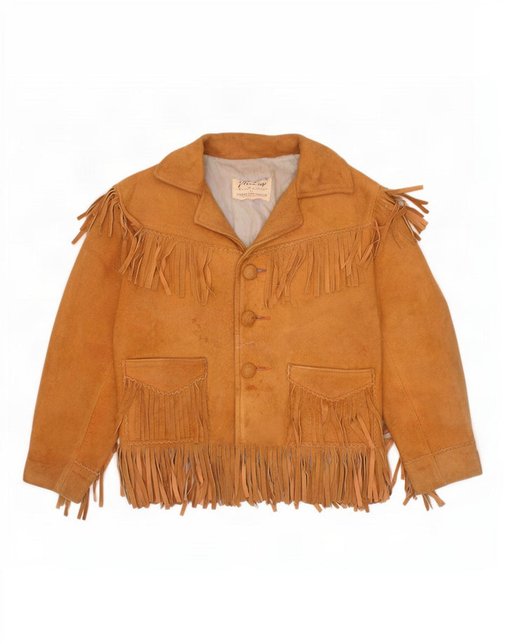 Kurtka chłopięca Quilon Western Suede 5-6 lat, beżowa