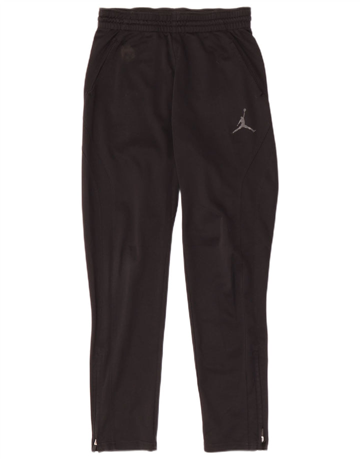 Chłopięce spodnie dresowe Jordan Dri Fit na 12-13 lat, duże, czarne, poliestrowe