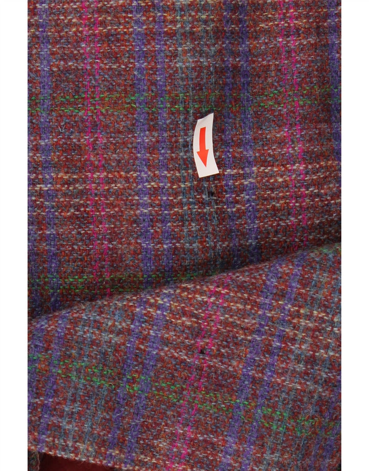 Damska spódnica Midi Pitlochry UK 14 Medium W30 Wielokolorowa wełna w kratę