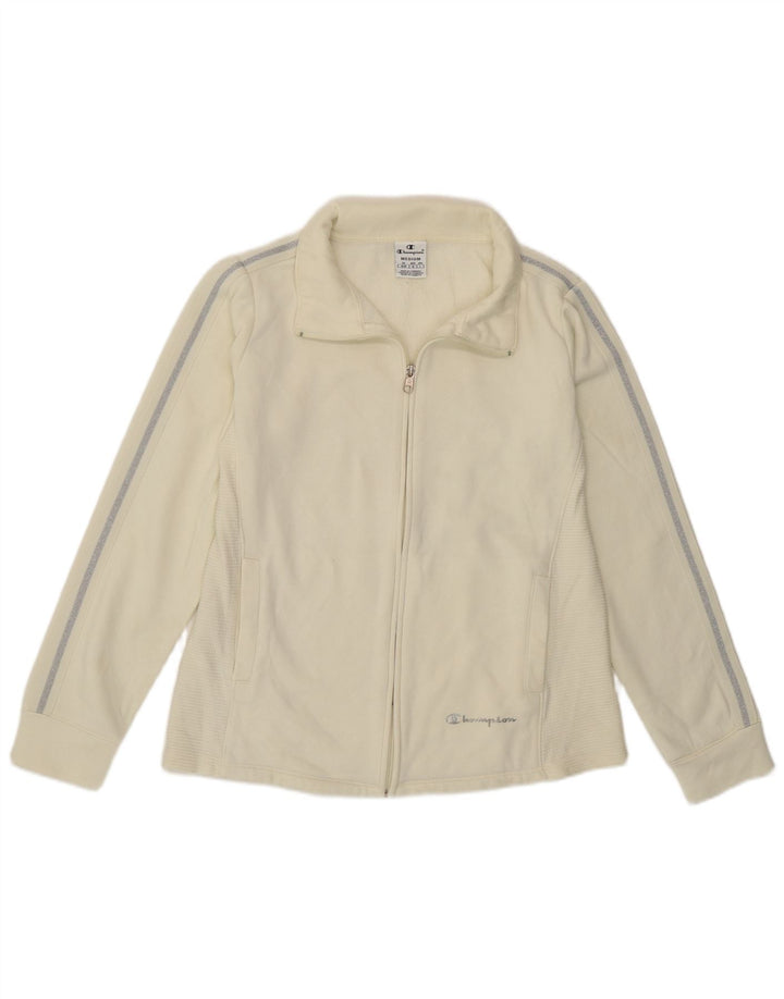 Damska kurtka dresowa Champion UK 14 Medium Off White