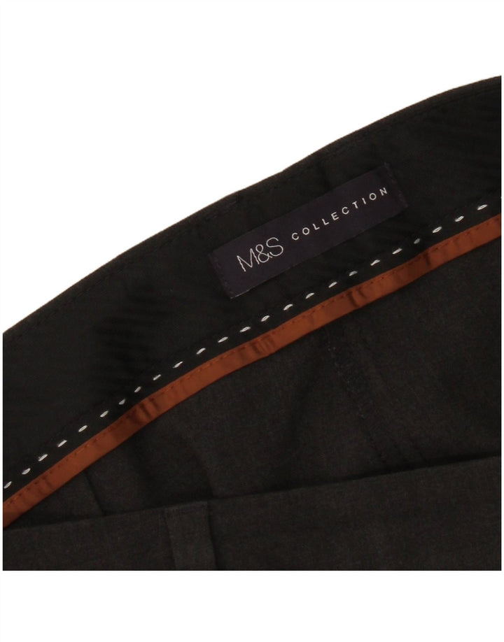 Spodnie damskie Marks & Spencer o prostym kroju W34 L26 szare