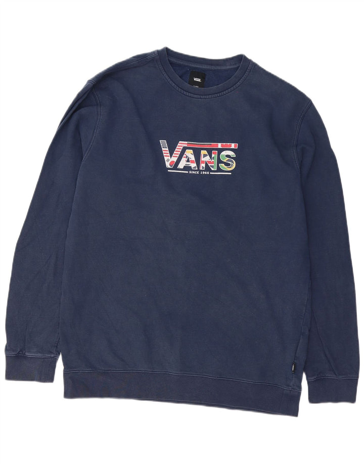 Męska bluza z kapturem Vans Graphic XL, granatowa, bawełniana