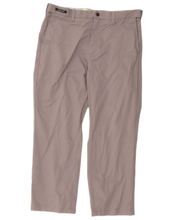 Męskie spodnie chino Marks & Spencer Blue Harbor Straight W36 L29 szare