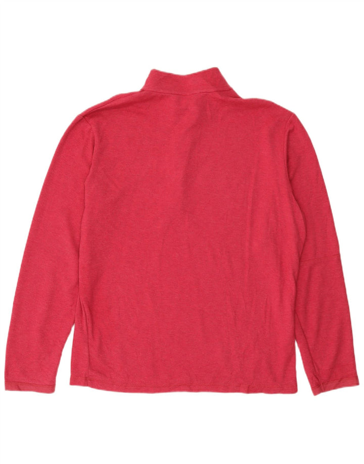 Męski sweter dresowy ADIDAS z zamkiem błyskawicznym, średni różowy, bawełniany