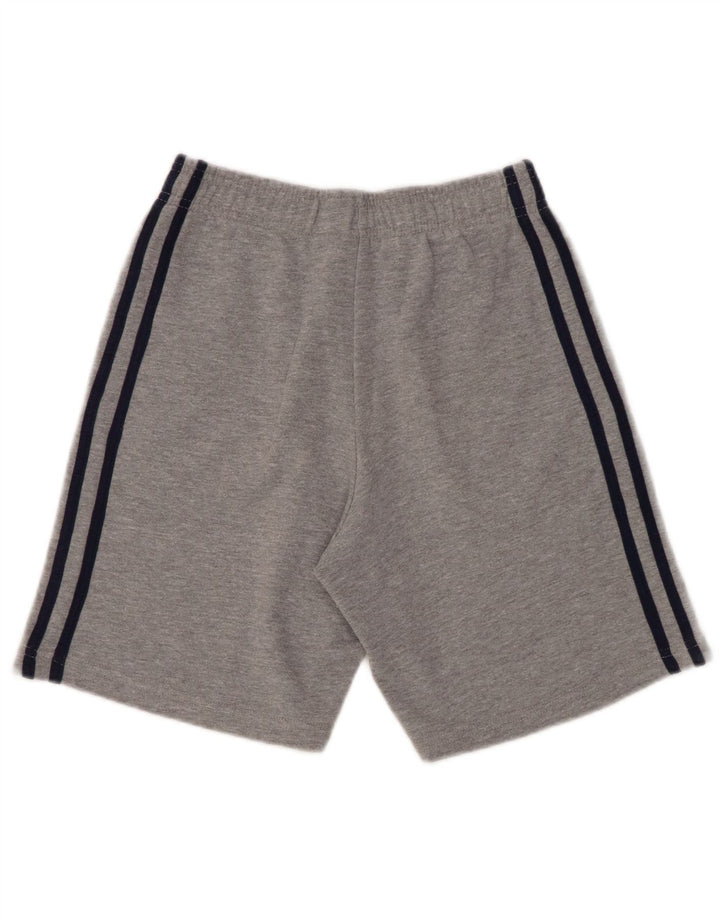 Damskie spodenki sportowe ADIDAS UK 8, małe, szare, bawełniane