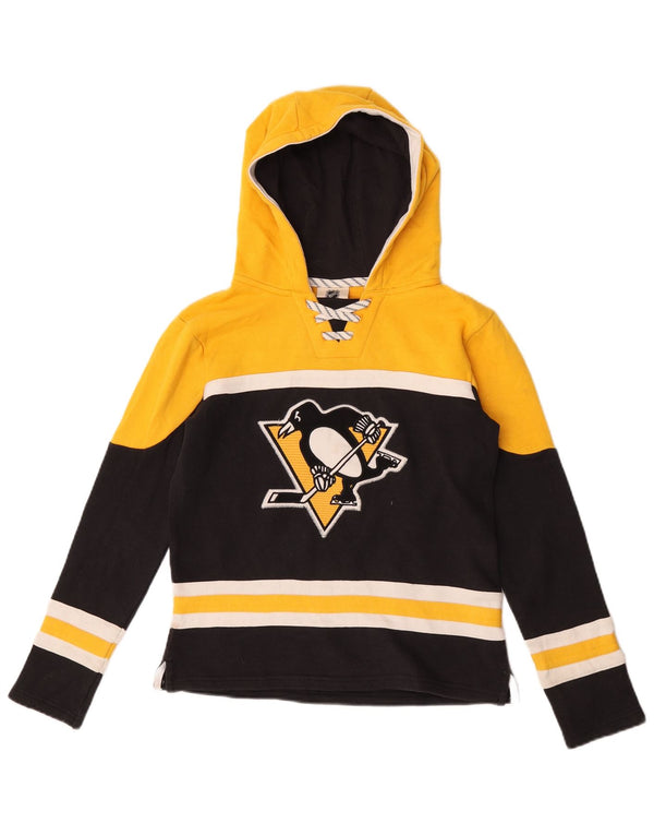 Chłopięca bluza z kapturem NHL Pittsburgh Penguins 10-11 lat, średnia czarna