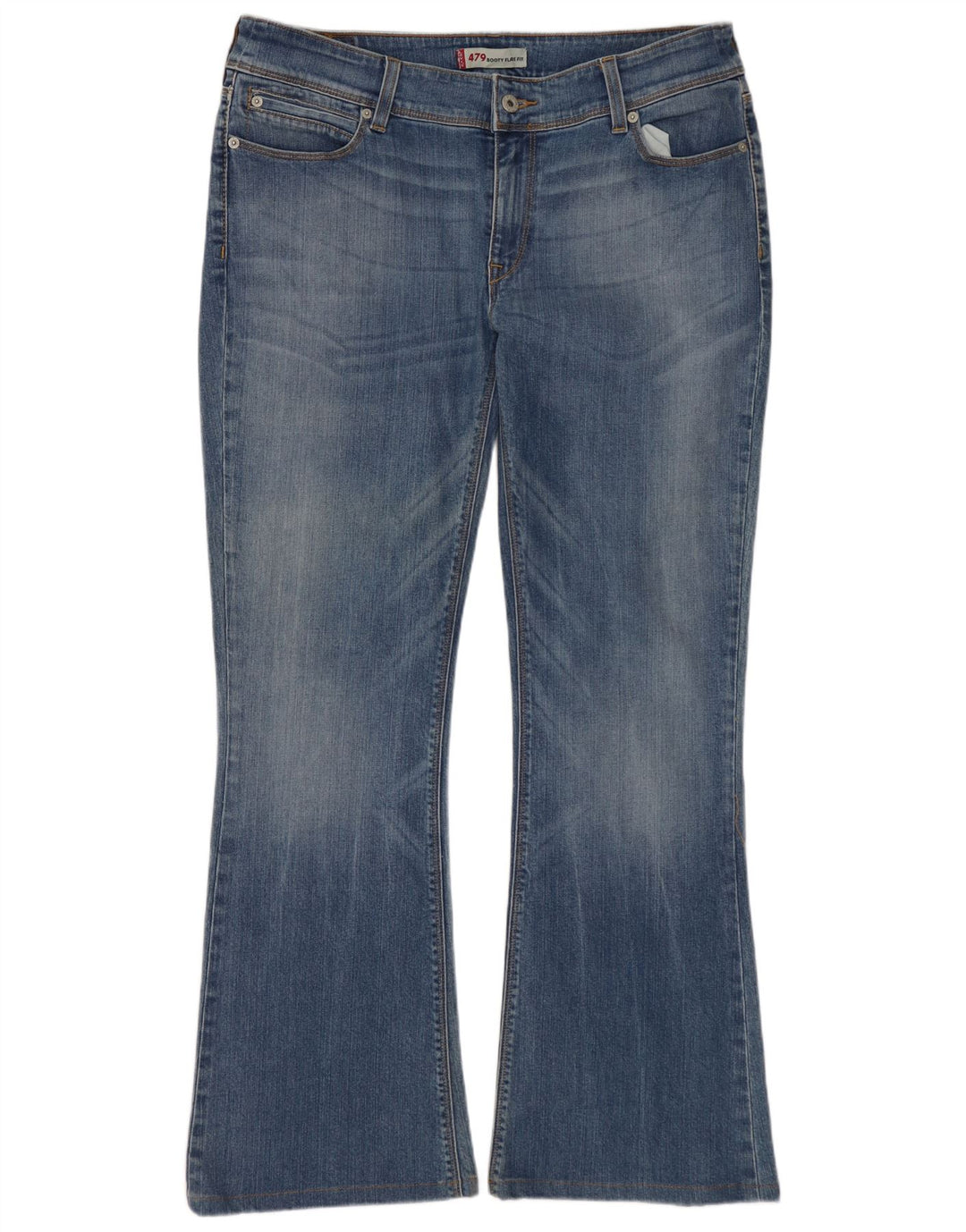 Damskie jeansy LEVI'S 479 Bootcut W34 L30 Niebieska bawełna