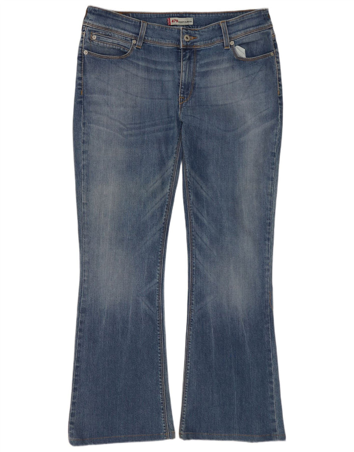 Damskie jeansy LEVI'S 479 Bootcut W34 L30 Niebieska bawełna