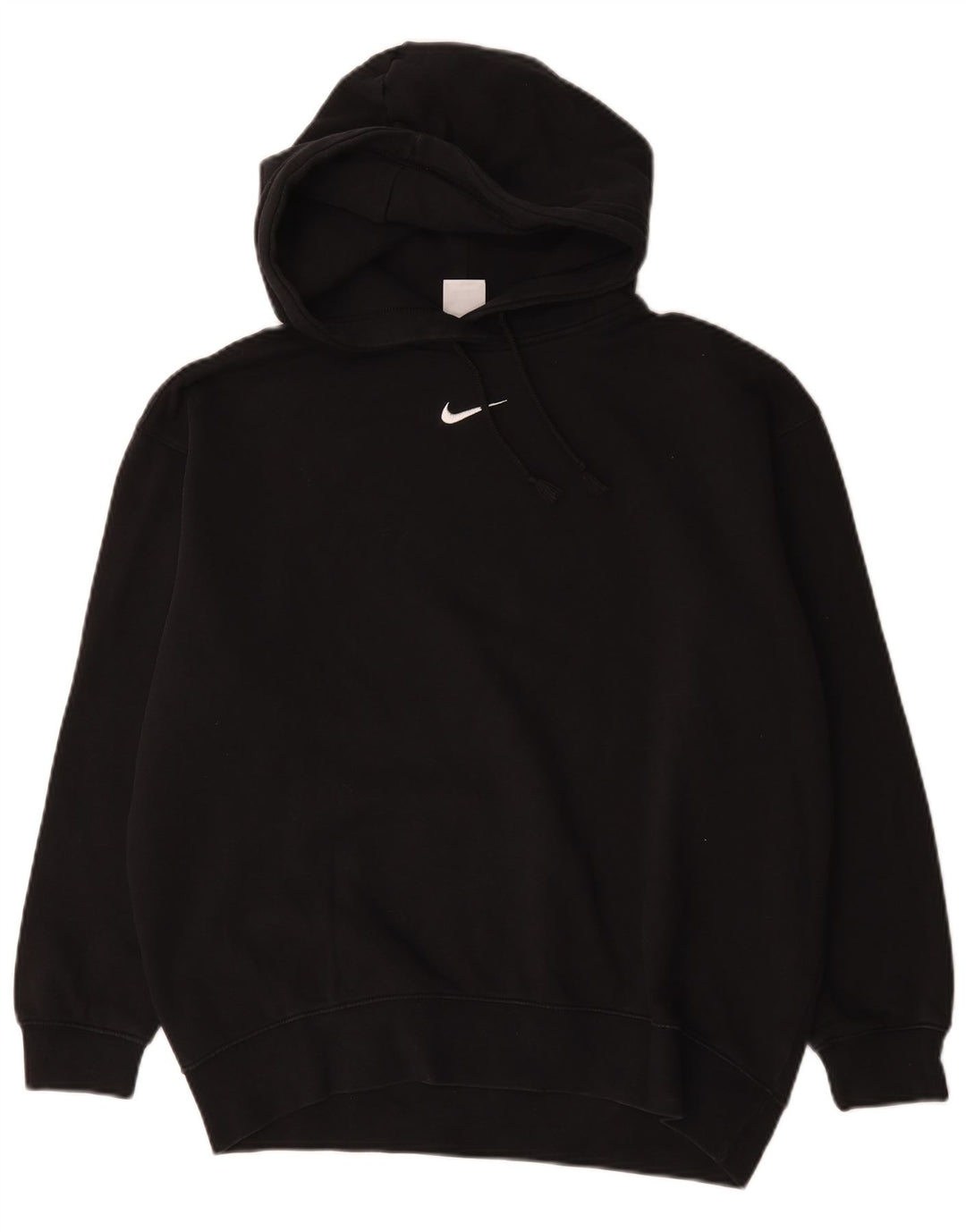 Męski sweter oversize z kapturem Nike, mały, czarny, bawełniany