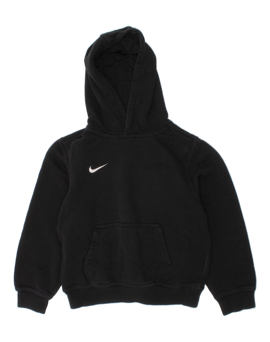 NIKE Boys Hoodie Jumper 8-9 Years Small  Black Cotton Vintage Nike and Second-Hand Nike from Messina Hembry 
