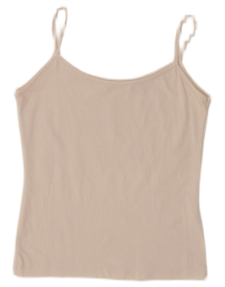 Damski top na ramiączkach Zara UK 12, średni beż, nylon