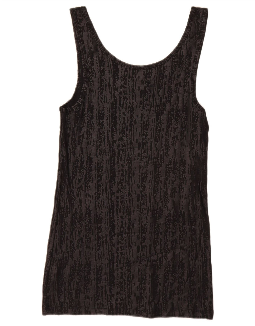 Damska kamizelka MOSSIMO UK 12, średnia czarna, bawełniana z nadrukiem zwierzęcym