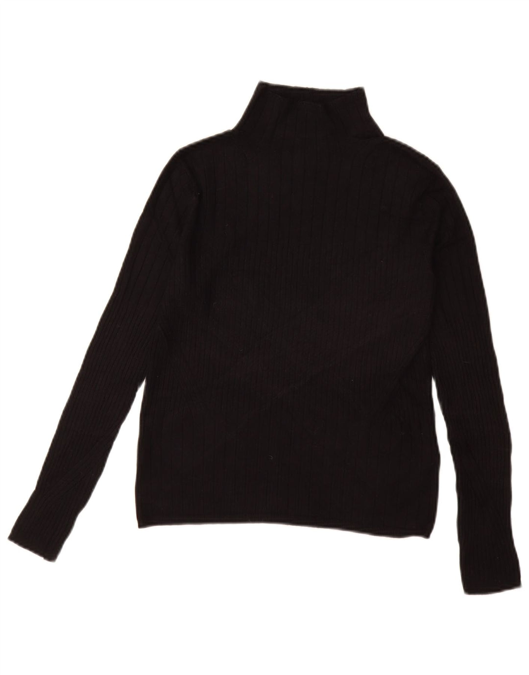 MARKS & SPENCER Damski sweter z golfem UK 10, mały, czarny
