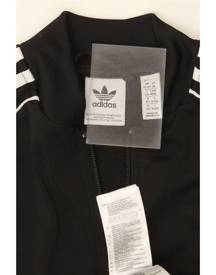 Chłopięca bluza dresowa Adidas 11-12 lat, czarna, poliester
