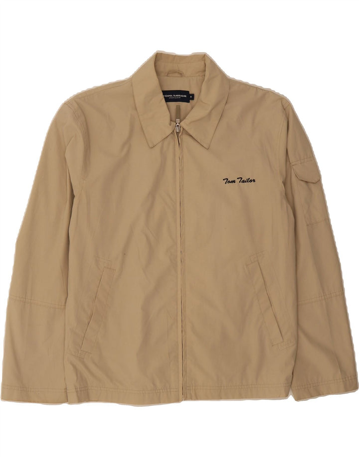TOM TAILOR Mens Bomber Jacket UK 38 Medium Beige Polyester Vintage Tom Tailor and Second-Hand Tom Tailor from Messina Hembry 