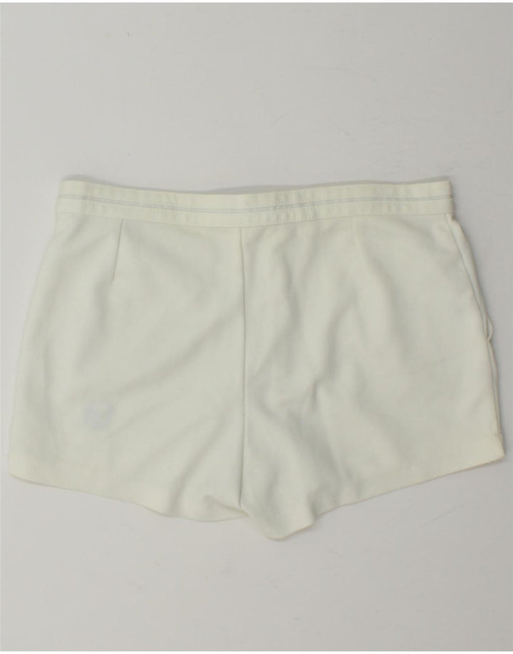 SERGIO TACCHINI Womens Chino Shorts IT 50 XL W34 White Polyester Vintage Sergio Tacchini and Second-Hand Sergio Tacchini from Messina Hembry 