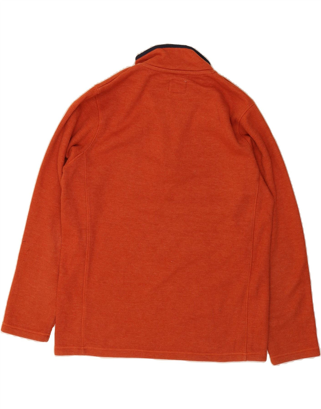 MOUNTAIN WAREHOUSE Mens Zip Neck Sweatshirt Jumper Medium Orange Cotton Vintage Mountain Warehouse and Second-Hand Mountain Warehouse from Messina Hembry 
