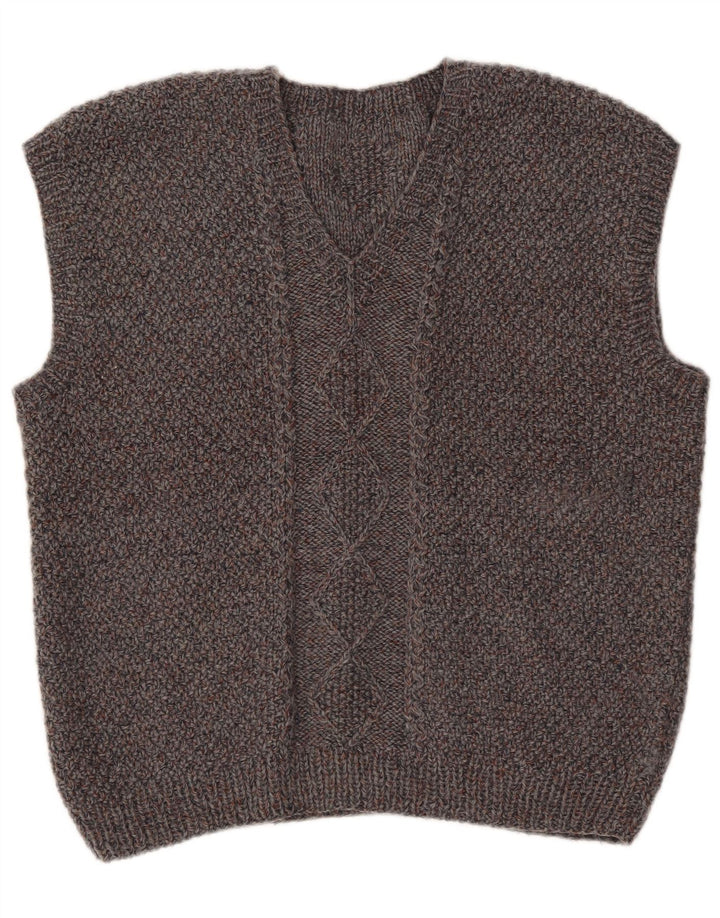 Tank top damski w stylu vintage, UK 16, duży, szary