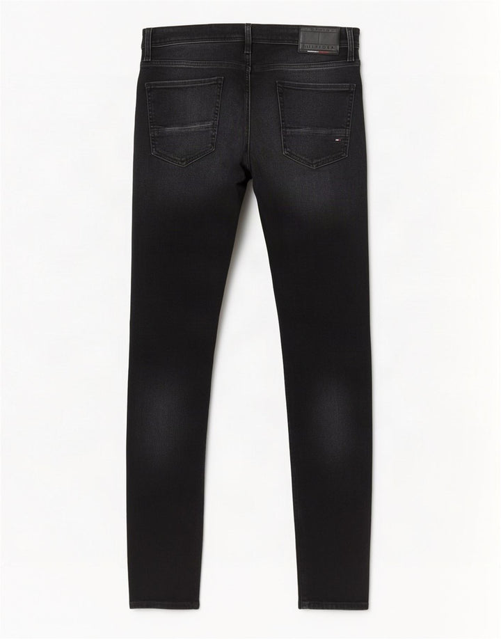 Męskie dżinsy Tommy Hilfiger Bleecker Slim W33 L32 Czarna bawełna