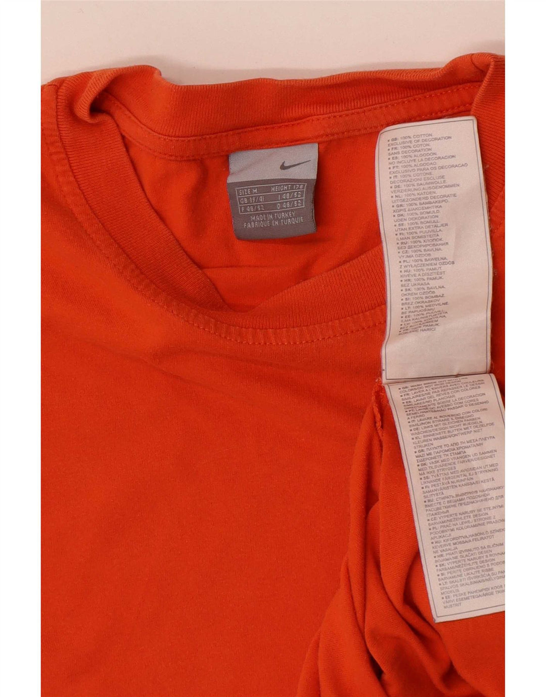 T-shirt męski Nike Top UK 39/41 Średni pomarańczowy, bawełniany
