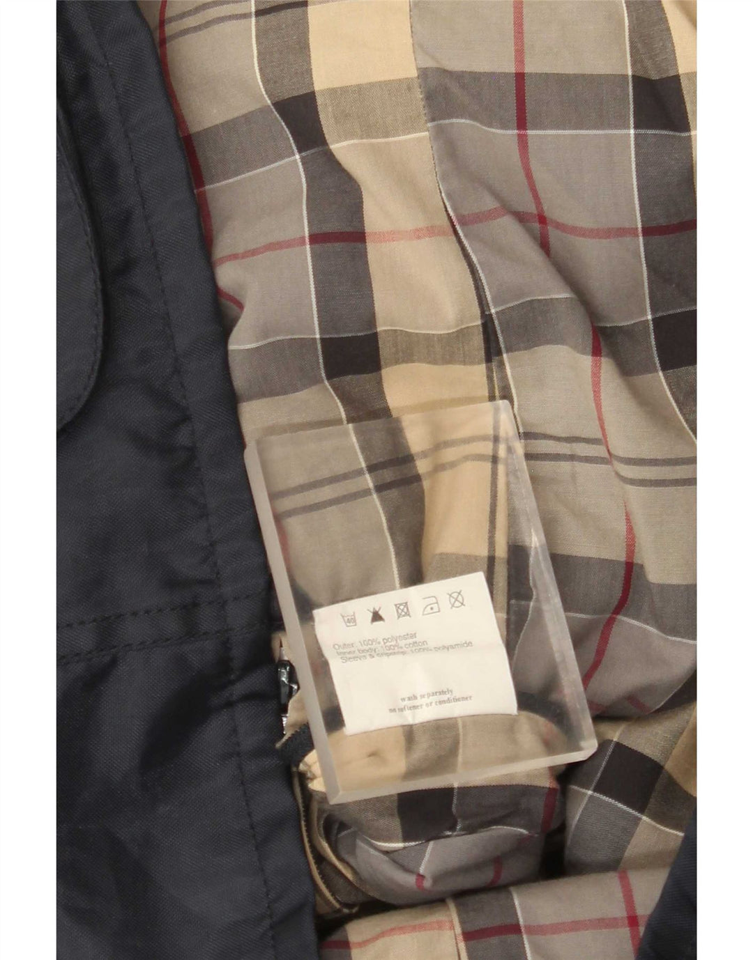 Kurtka damska Barbour Utility UK 10, mała, granatowa, poliestrowa
